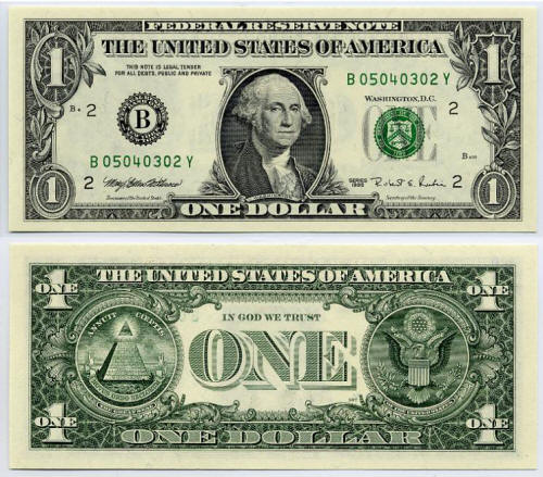 1 dollar bill. one dollar bill.