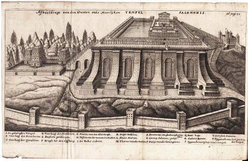 Engraving from an edition of Jacob Judah Leons De templo Hierosolymitano. 1655